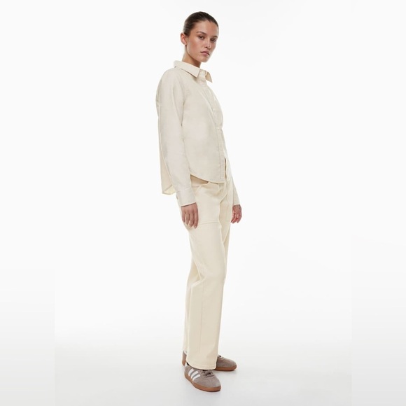 Aritzia wilfred modern utility pants size 00 gd birch - Picture 4 of 5